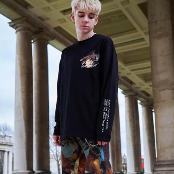THE DRINK TAKES YOU L/S T-SHIRT - BLACK